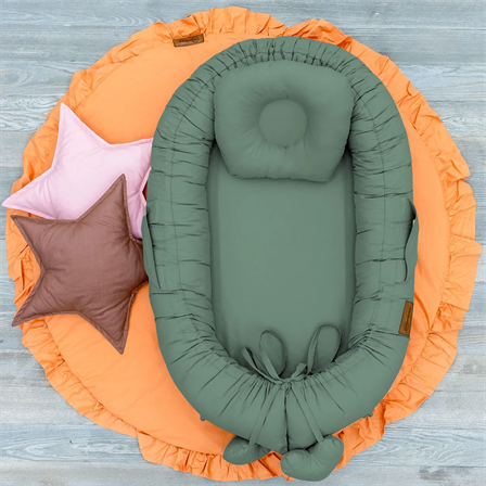 Babynest Ortopedik Bebek Yatağı, Anne Yanı Bebek Yatağı, Ergonomik Tasarım, Morremix Serisi
