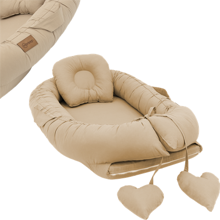Babynest Ortopedik Bebek Yatağı, Anne Yanı Bebek Yatağı, Ergonomik Tasarım, Morremix Serisi