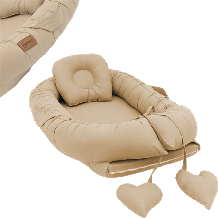 Babynest Ortopedik Bebek Yatağı, Anne Yanı Bebek Yatağı, Ergonomik Tasarım, Morremix Serisi