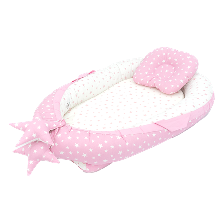 Babynest Ortopedik Bebek Yatağı, Anne Yanı Bebek Yatağı, Ergonomik Tasarım, Stars Serisi