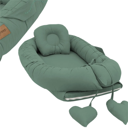 Babynest Ortopedik Bebek Yatağı, Anne Yanı Bebek Yatağı, Ergonomik Tasarım, Morremix Serisi