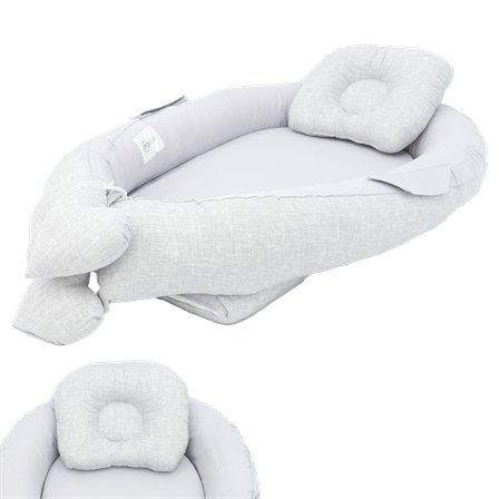 Babynest Ortopedik Bebek Yatağı, Anne Yanı Bebek Yatağı, Ergonomik Tasarım, Stars Serisi