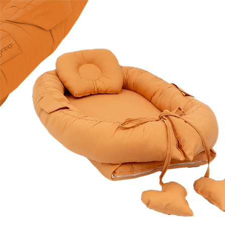 Babynest Ortopedik Bebek Yatağı, Anne Yanı Bebek Yatağı, Ergonomik Tasarım, Morremix Serisi