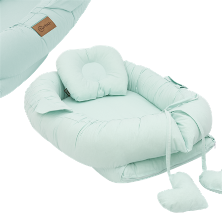 Babynest Ortopedik Bebek Yatağı, Anne Yanı Bebek Yatağı, Ergonomik Tasarım, Morremix Serisi