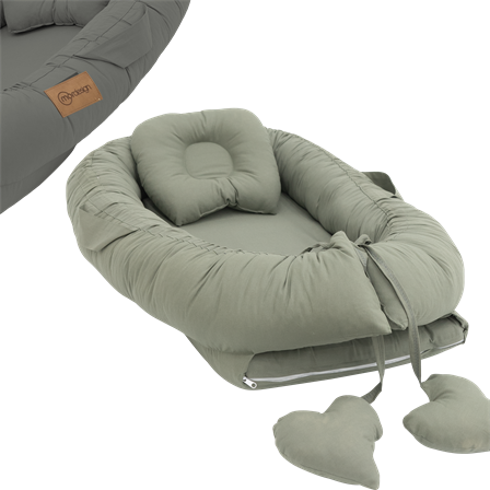 Babynest Ortopedik Bebek Yatağı, Anne Yanı Bebek Yatağı, Ergonomik Tasarım, Morremix Serisi
