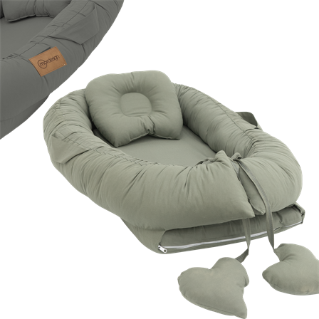 Babynest Ortopedik Bebek Yatağı, Anne Yanı Bebek Yatağı, Ergonomik Tasarım, Morremix Serisi