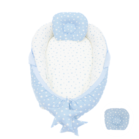 Babynest Ortopedik Bebek Yatağı, Anne Yanı Bebek Yatağı, Ergonomik Tasarım, Stars Serisi