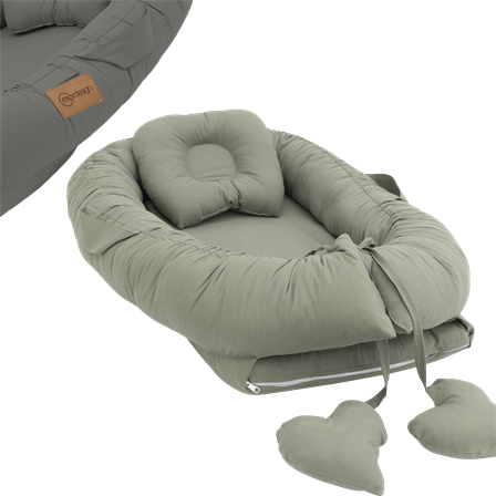 Babynest Ortopedik Bebek Yatağı, Anne Yanı Bebek Yatağı, Ergonomik Tasarım, Morremix Serisi