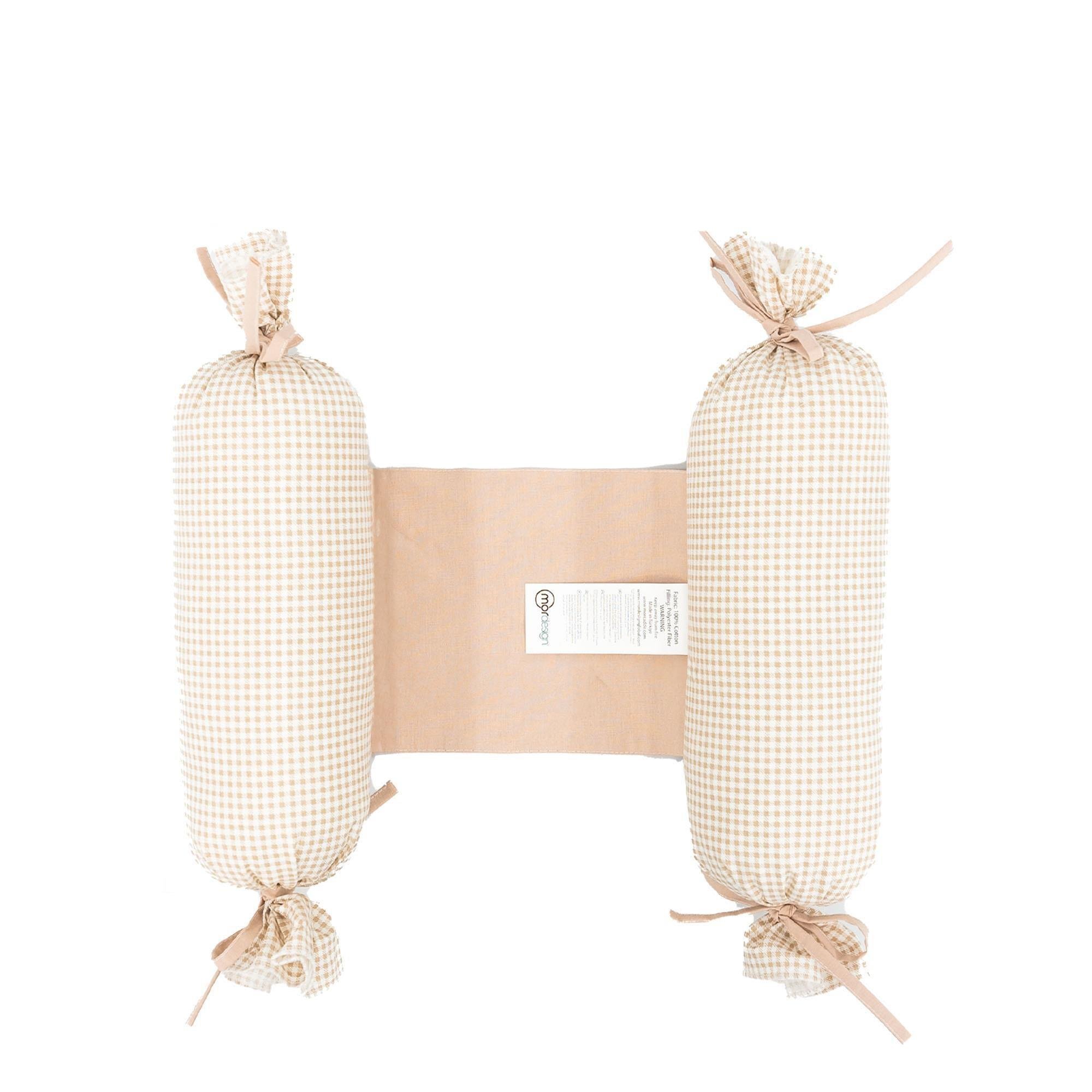 Bebek Yuvarlanma Önleyici Yastık, Yenidoğan Yan Yatış Yastığı, Puffs Serisi Pembe 