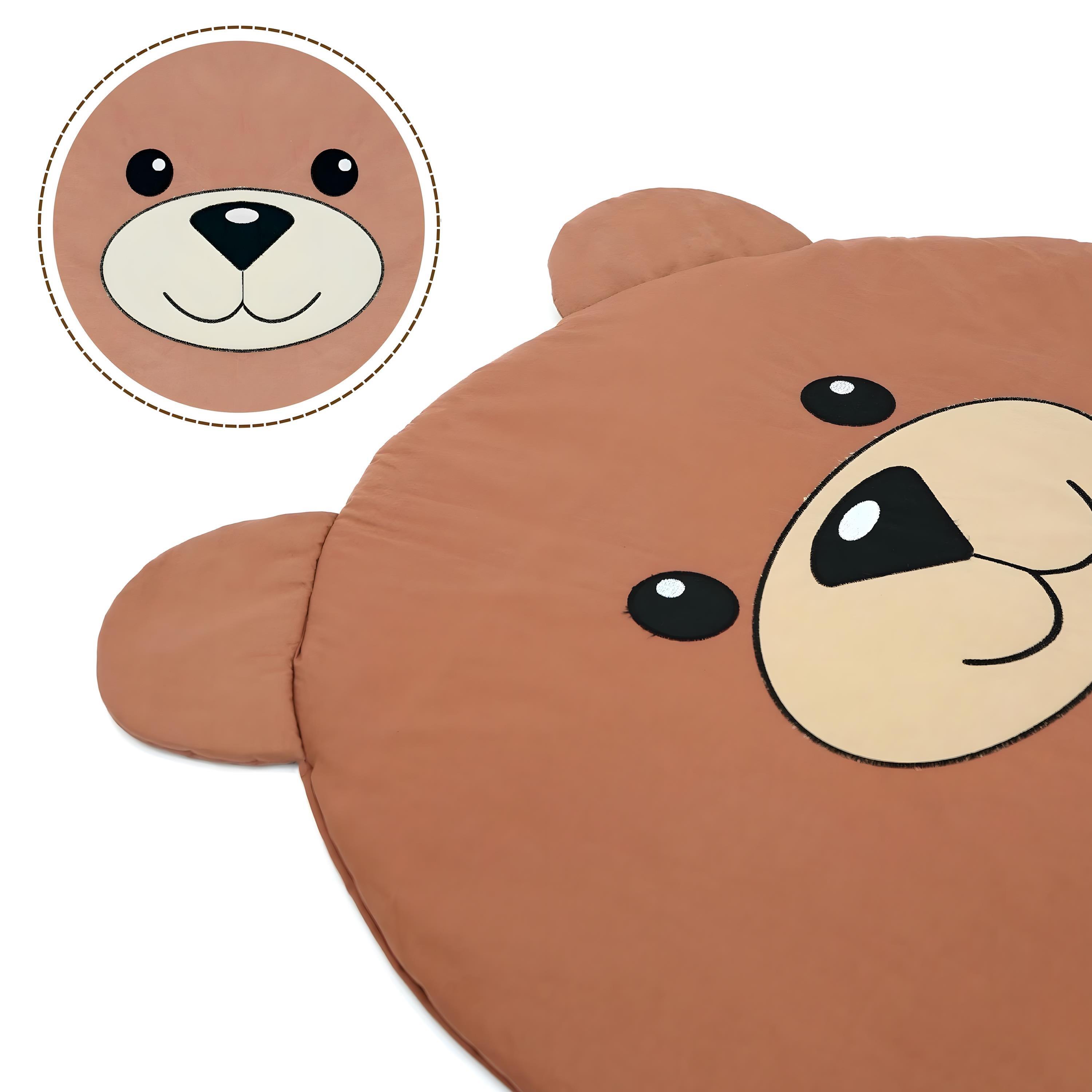 Bebek/Çocuk Oyun Halısı, Yenidoğan Emekleme Pedi, Aktivite Oyun Matı, Morbear Serisi