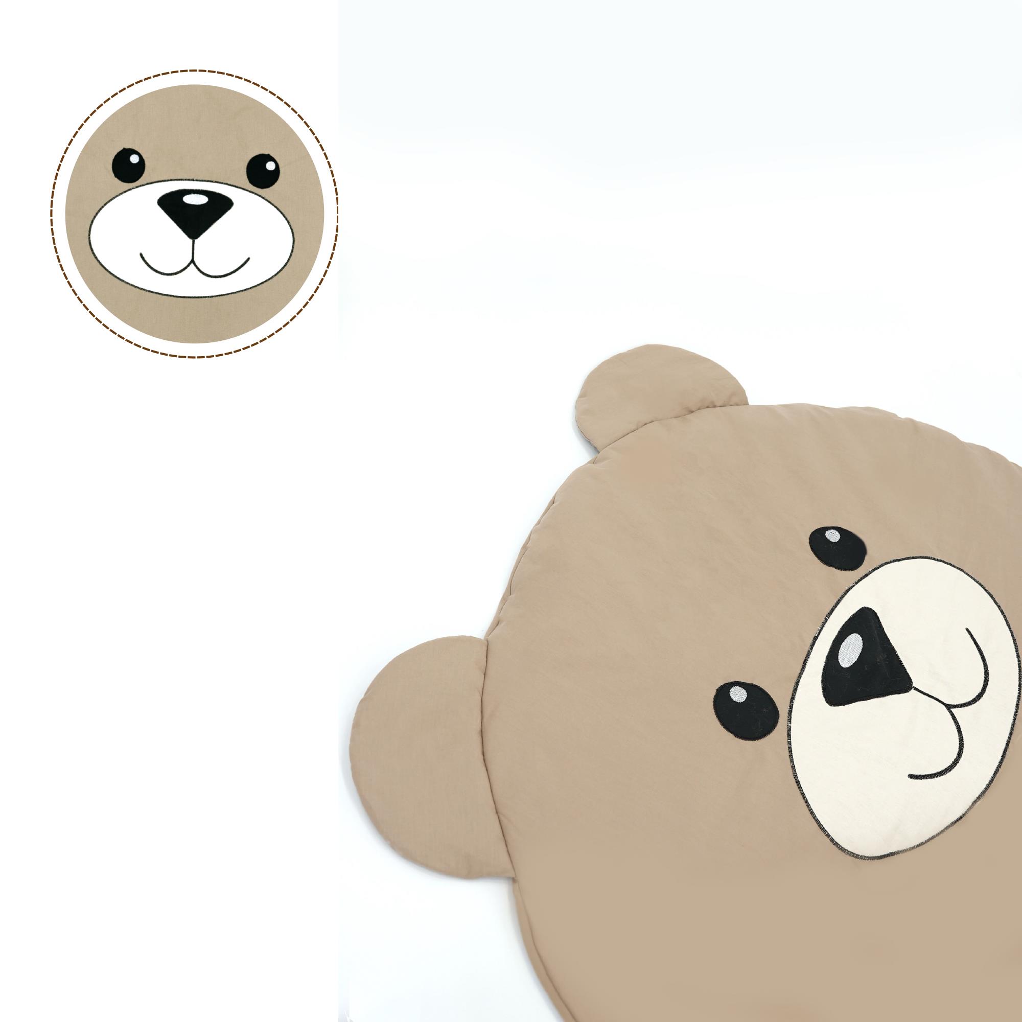 Bebek/Çocuk Oyun Halısı, Yenidoğan Emekleme Pedi, Aktivite Oyun Matı, Morbear Serisi