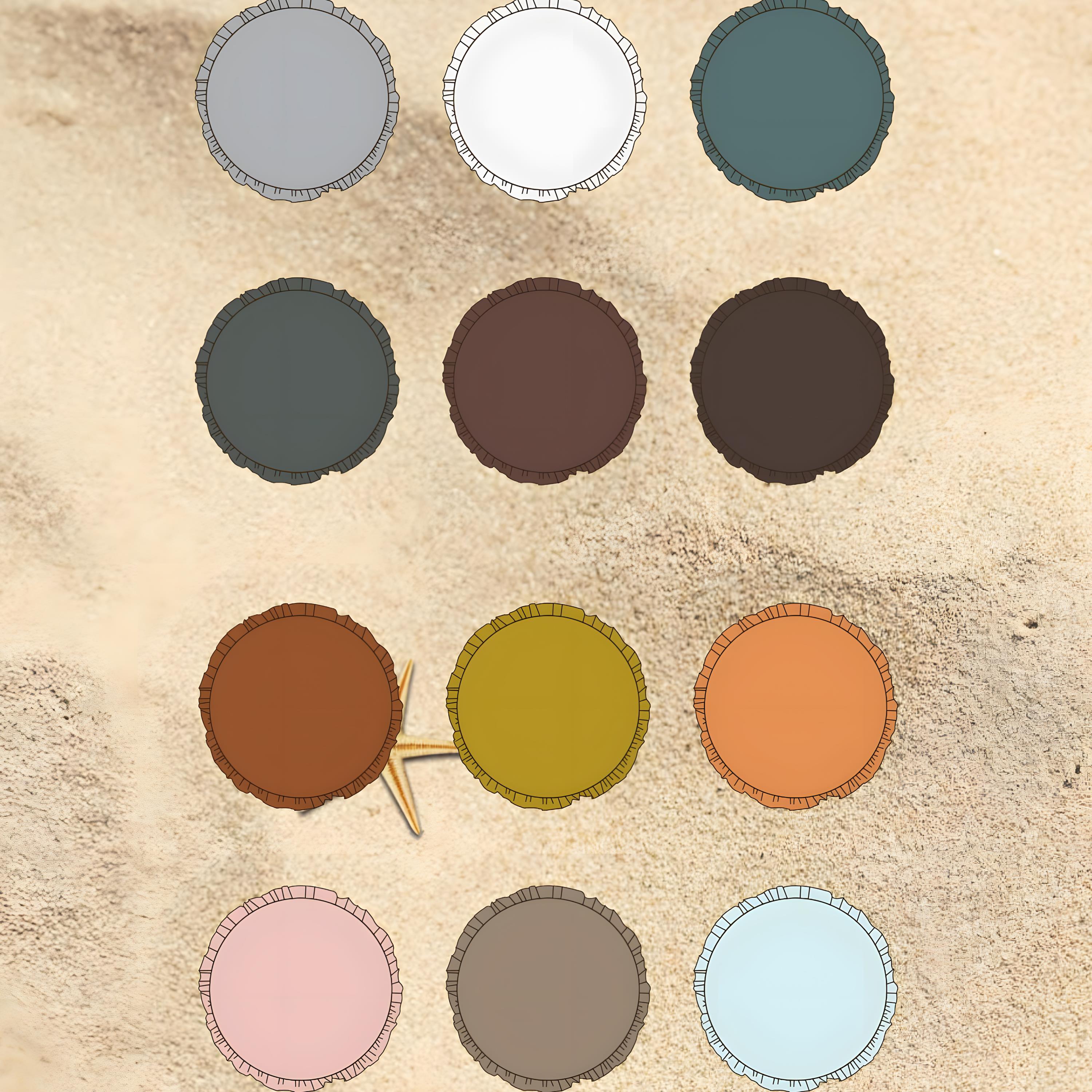 Bebek/Çocuk Oyun Halısı, Yenidoğan Emekleme Pedi, Aktivite Matı, Çok Amaçlı Minder, Kampçı Serisi Acı kahve 