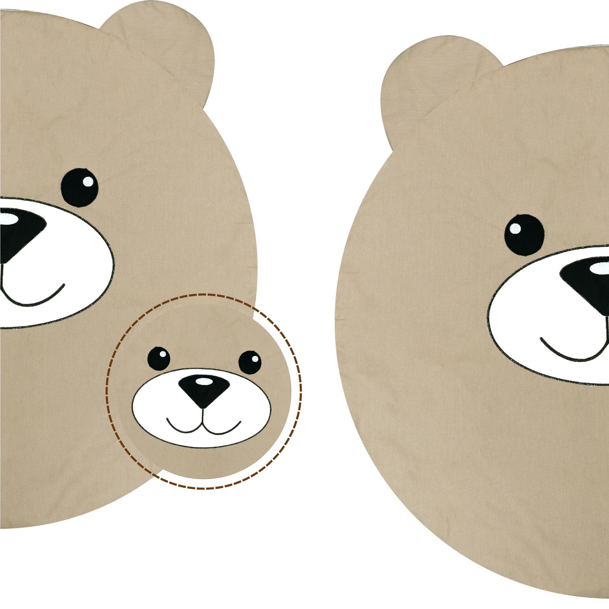 Bebek/Çocuk Oyun Halısı, Yenidoğan Emekleme Pedi, Aktivite Oyun Matı, Morbear Serisi