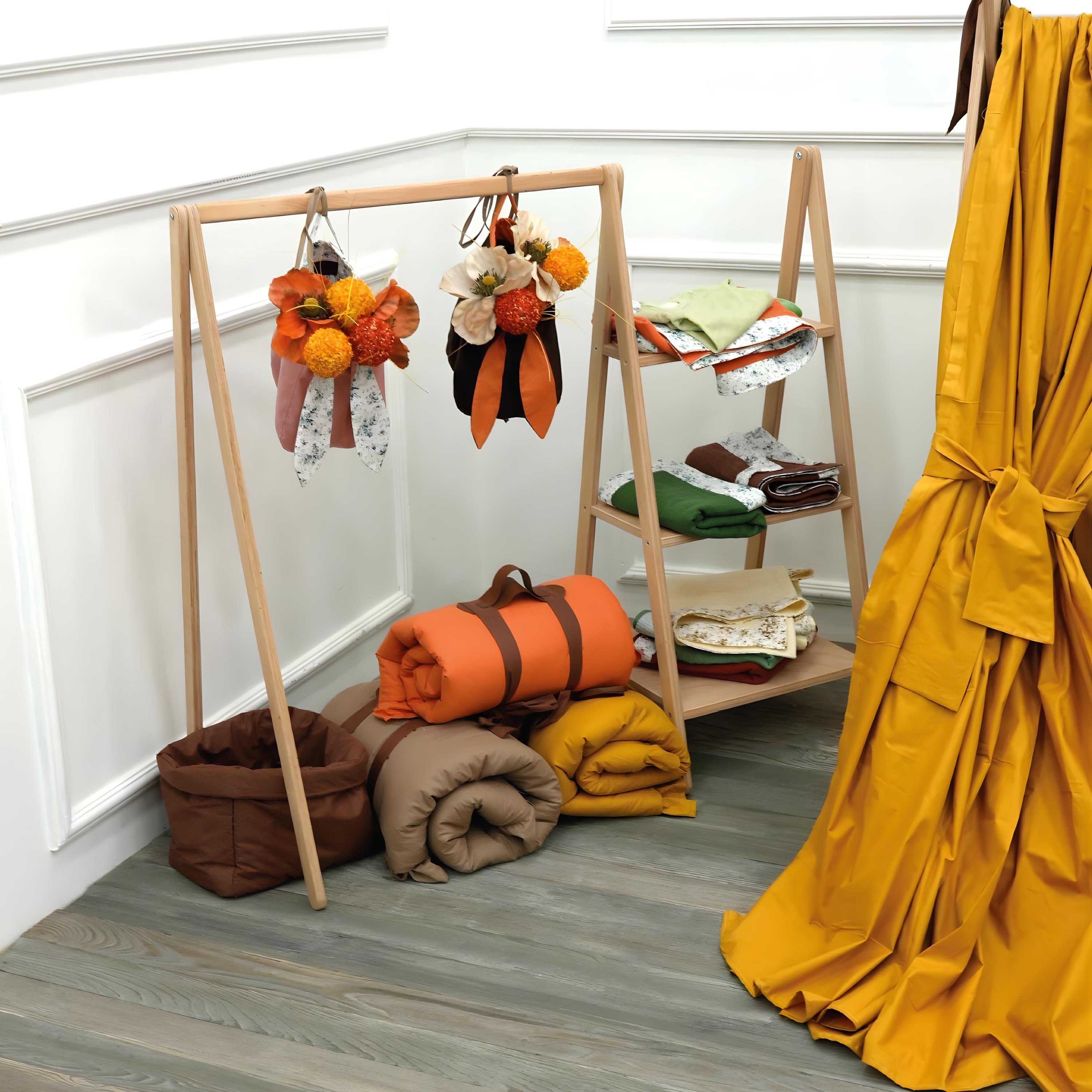 Bebek/Çocuk Oyun Halısı, Yenidoğan Emekleme Pedi, Aktivite Matı, Çok Amaçlı Minder, Kampçı Serisi Cappucino 