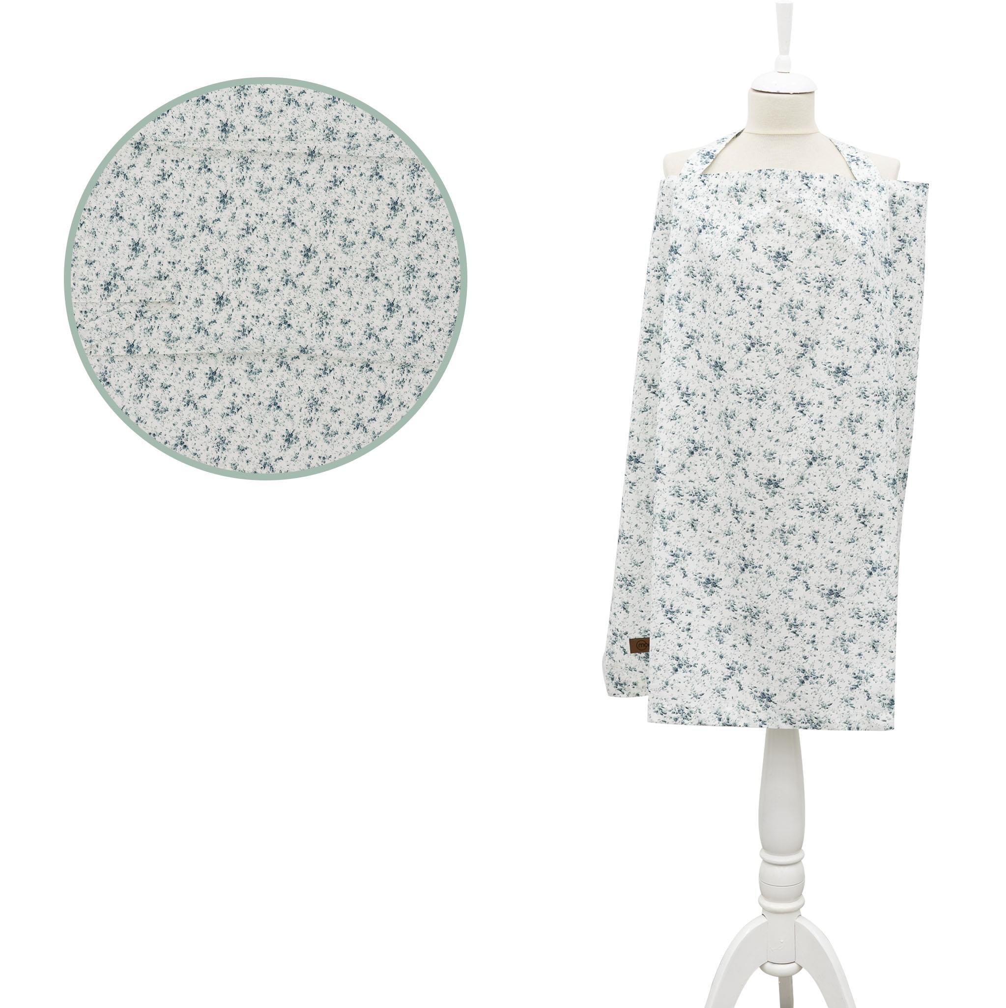 Çok Amaçlı Bebek Emzirme Örtüsü/Önlüğü; Puset, Bebek arabası örtüsü, Extra Büyük, Çıtır Seri, Mint