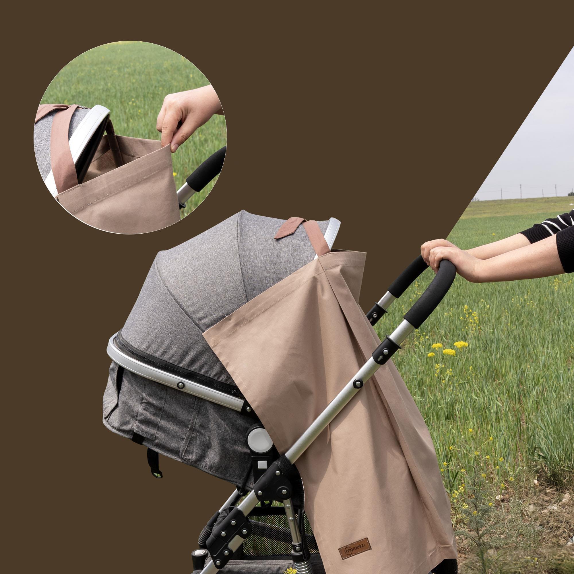 Çok Amaçlı Bebek Emzirme Örtüsü/Önlüğü; Puset, Bebek arabası örtüsü, Extra Büyük, Morbear