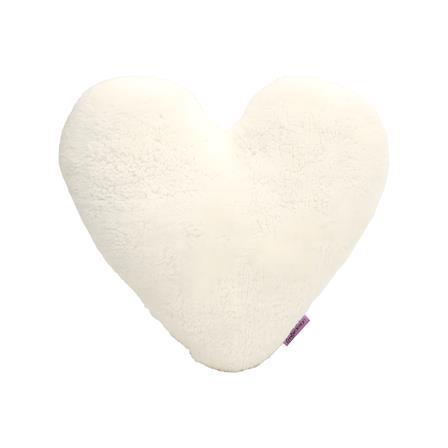 Dekoratif Peluş Yastık, Teddy Kumaş Kalp Yastık, Süper Yumuşak Kabarık Kalp Yastık, Morteddy Serisi