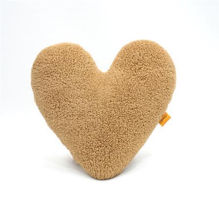 Dekoratif Peluş Yastık, Teddy Kumaş Kalp Yastık, Süper Yumuşak Kabarık Kalp Yastık, Morteddy Serisi