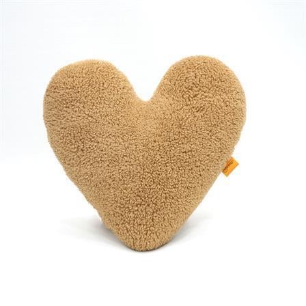 Dekoratif Peluş Yastık, Teddy Kumaş Kalp Yastık, Süper Yumuşak Kabarık Kalp Yastık, Morteddy Serisi
