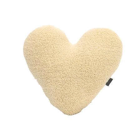 Dekoratif Peluş Yastık, Teddy Kumaş Kalp Yastık, Süper Yumuşak Kabarık Kalp Yastık, Morteddy Serisi