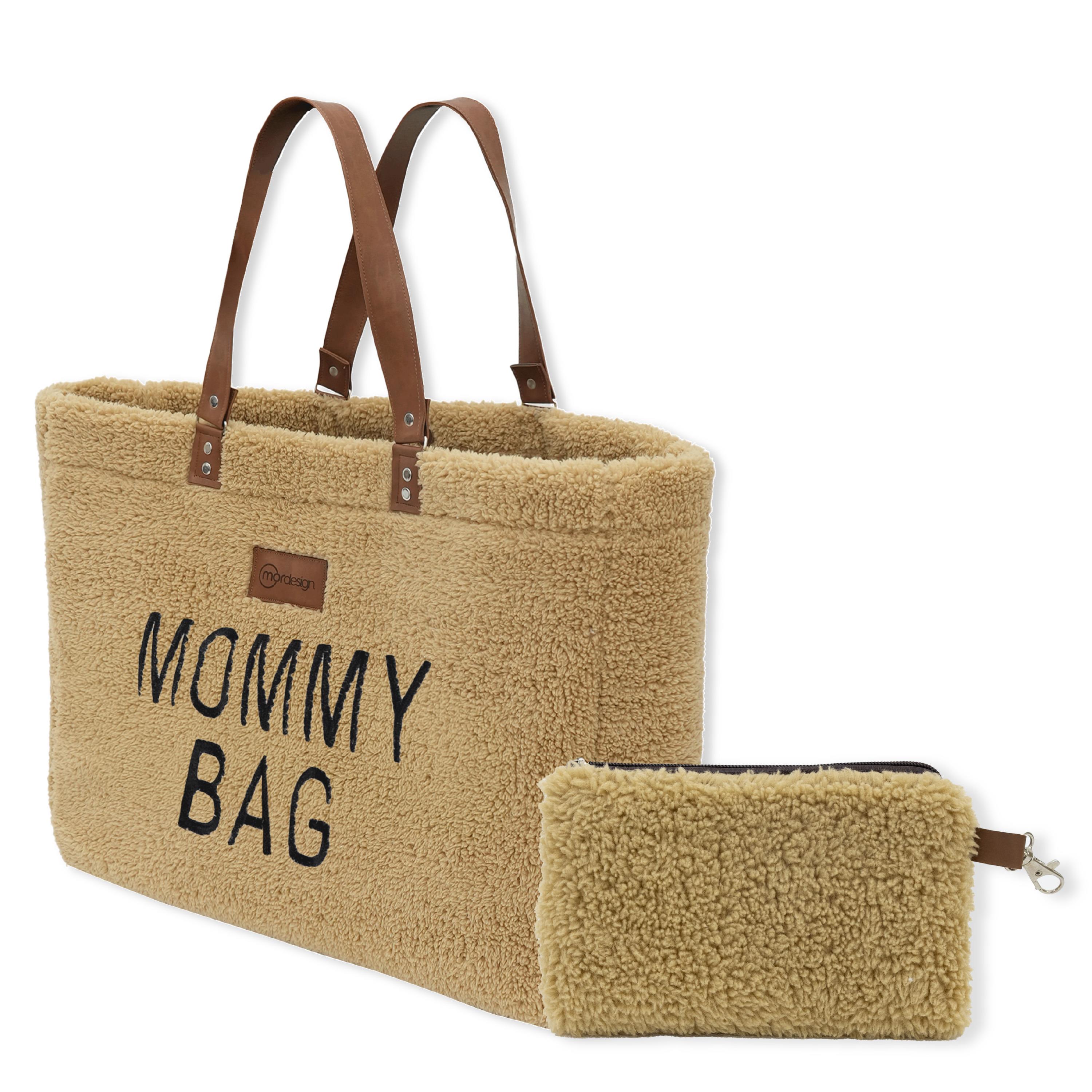 Mommy Bag, Anne Bebek Bakım Çantası, Cüzdan Hediyeli, XL Büyük Boy, Kadın Çantası, Morteddy Serisi