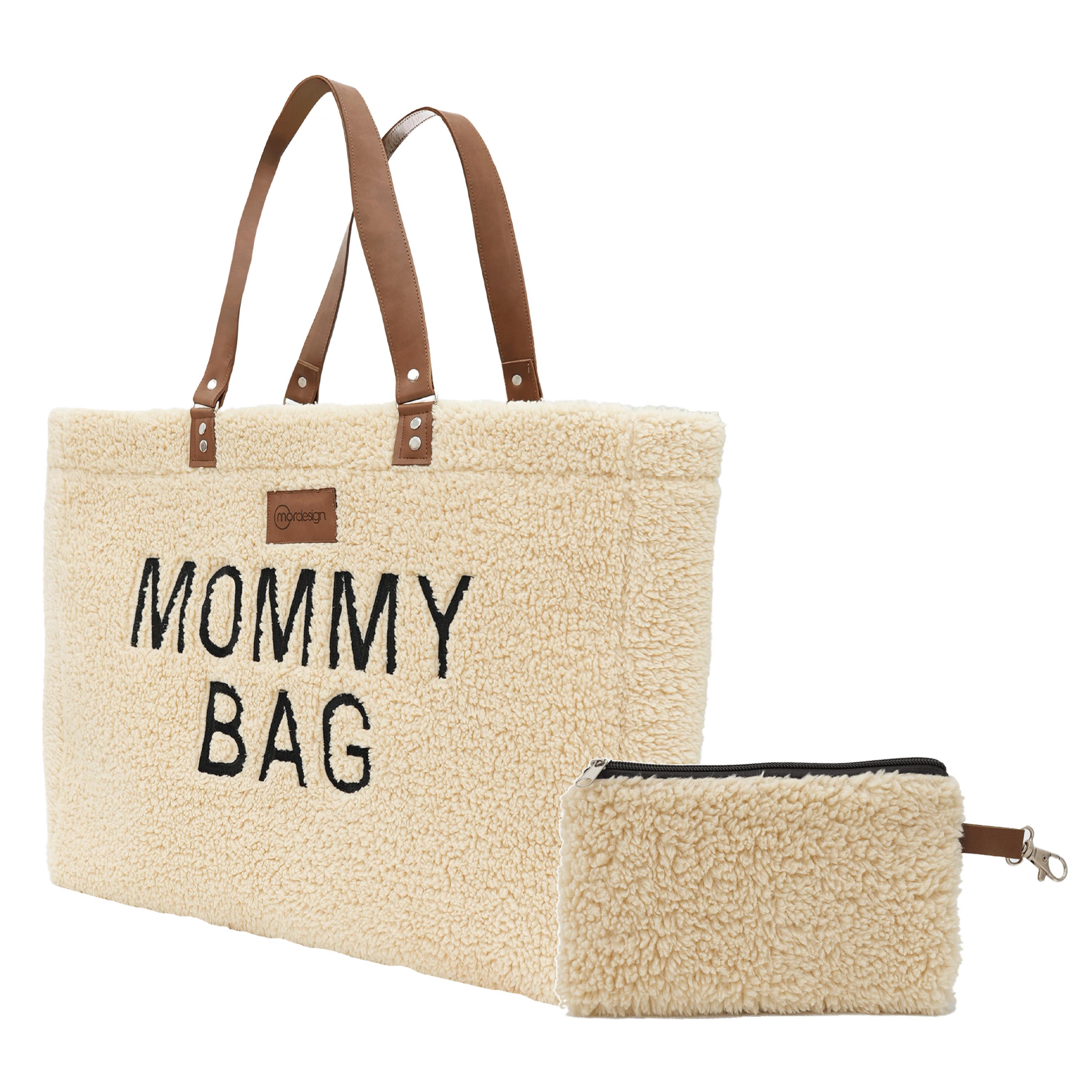 Mommy Bag, Anne Bebek Bakım Çantası, Cüzdan Hediyeli, XL Büyük Boy, Kadın Çantası, Morteddy Serisi