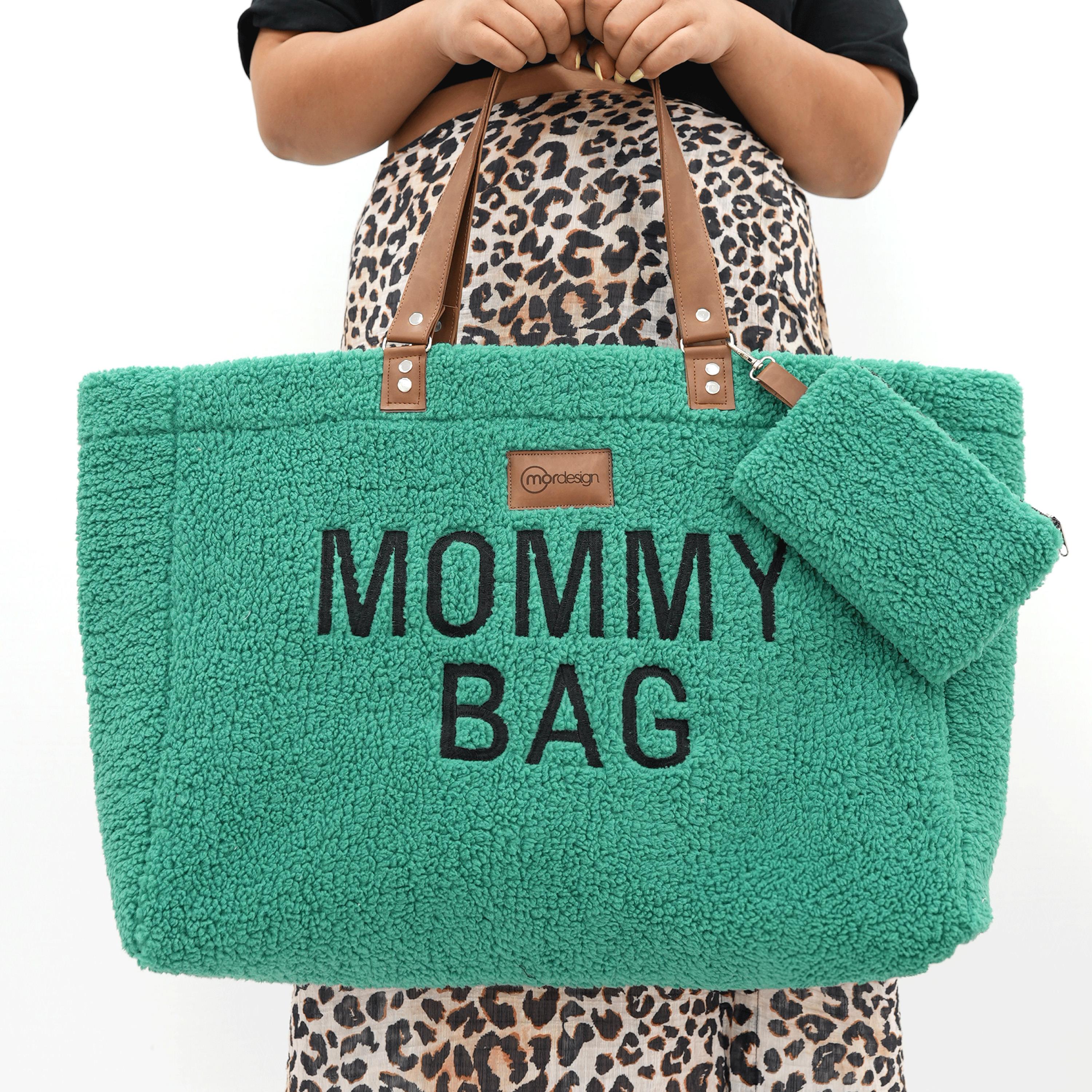Mommy Bag, Anne Bebek Bakım Çantası, Cüzdan Hediyeli, XL Büyük Boy, Kadın Çantası, Morteddy Serisi