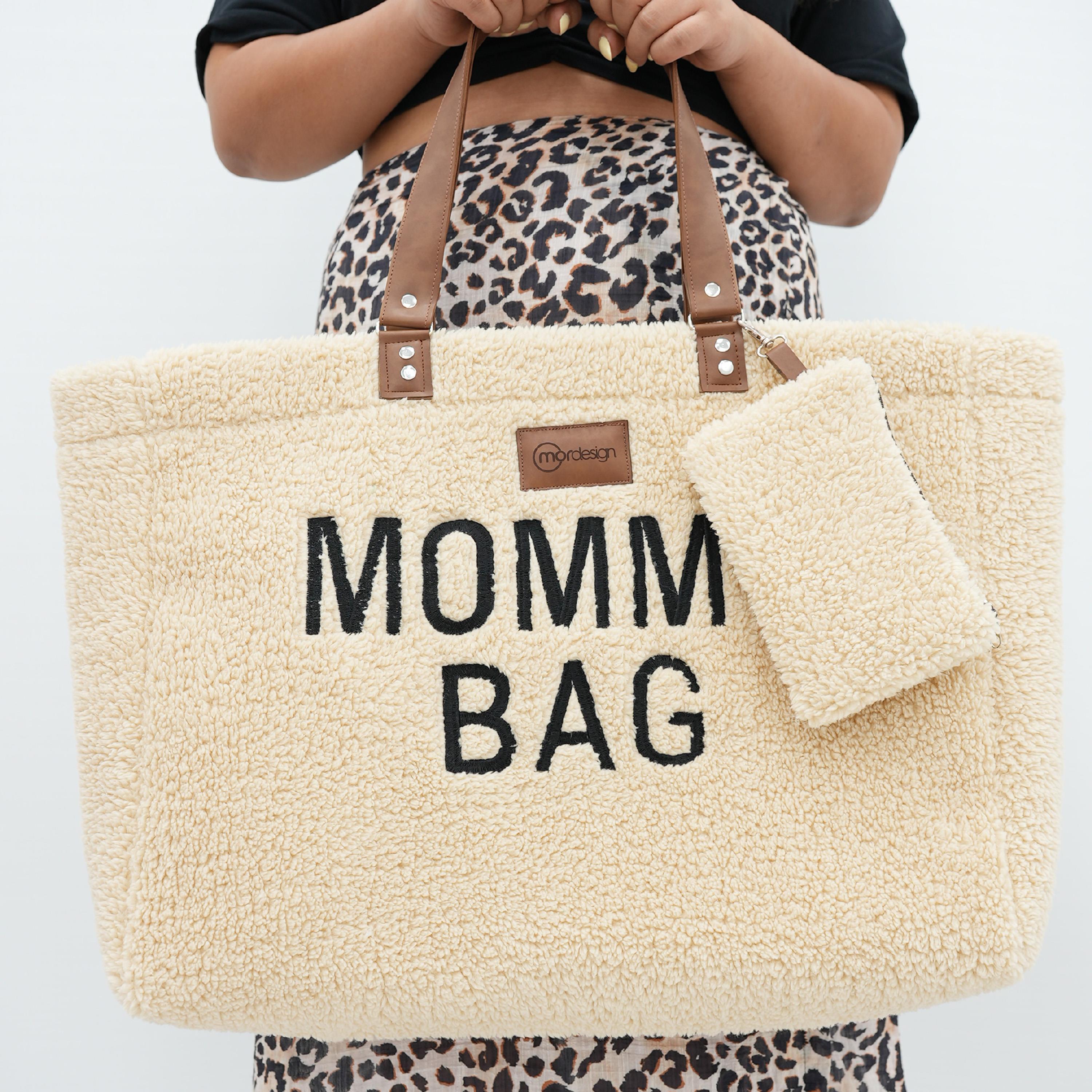 Mommy Bag, Anne Bebek Bakım Çantası, Cüzdan Hediyeli, XL Büyük Boy, Kadın Çantası, Morteddy Serisi