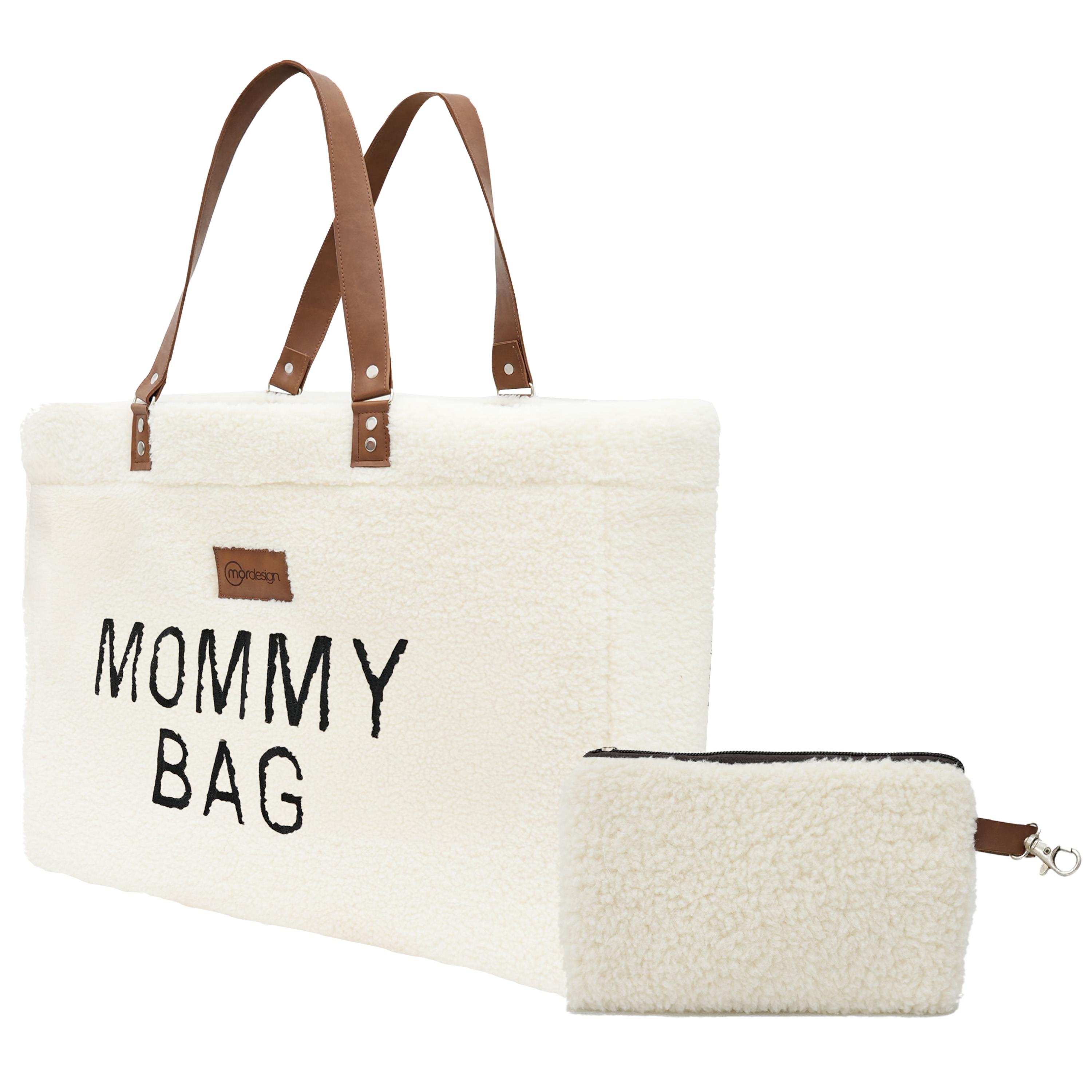 Mommy Bag, Anne Bebek Bakım Çantası, Cüzdan Hediyeli, XL Büyük Boy, Kadın Çantası, Morteddy Serisi