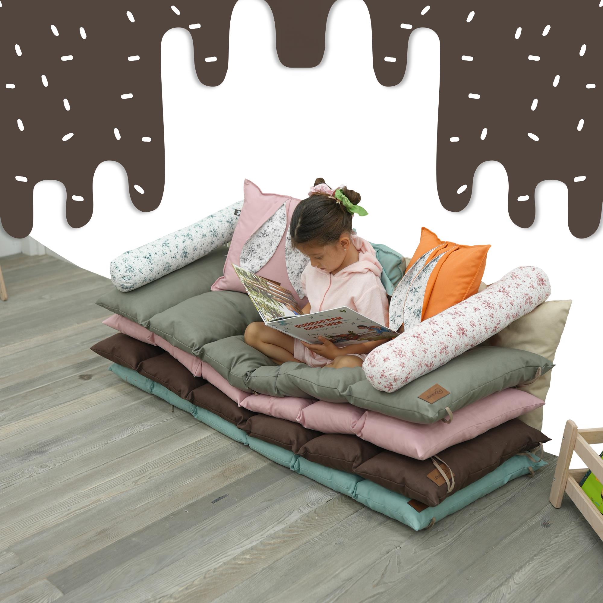 Montessori Çocuk Oyun Minderi,Katlanabilir Yer Minderi,Anaokul/Kreş Minderi,Uyku Matı, Mattress Seri