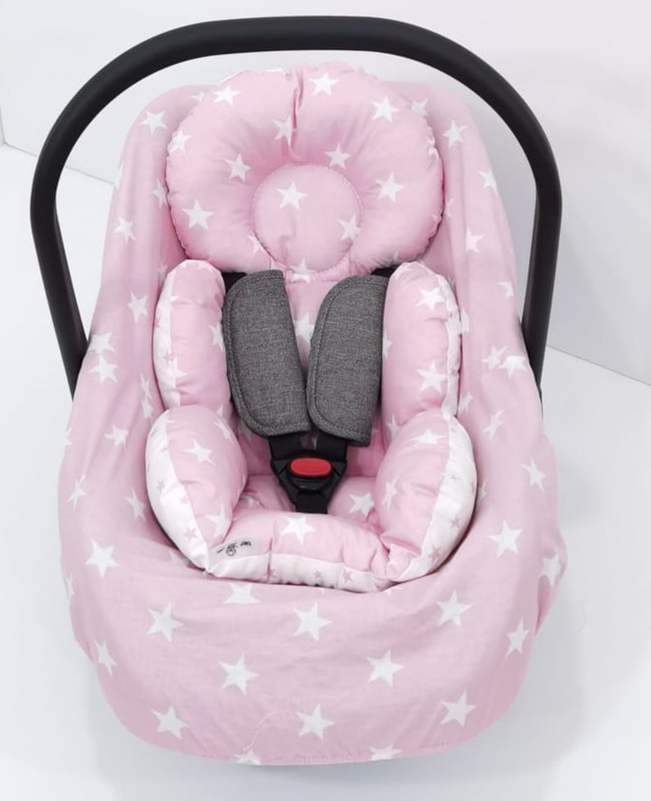 Mordesign Yıldız Puset Minderi  Pembe