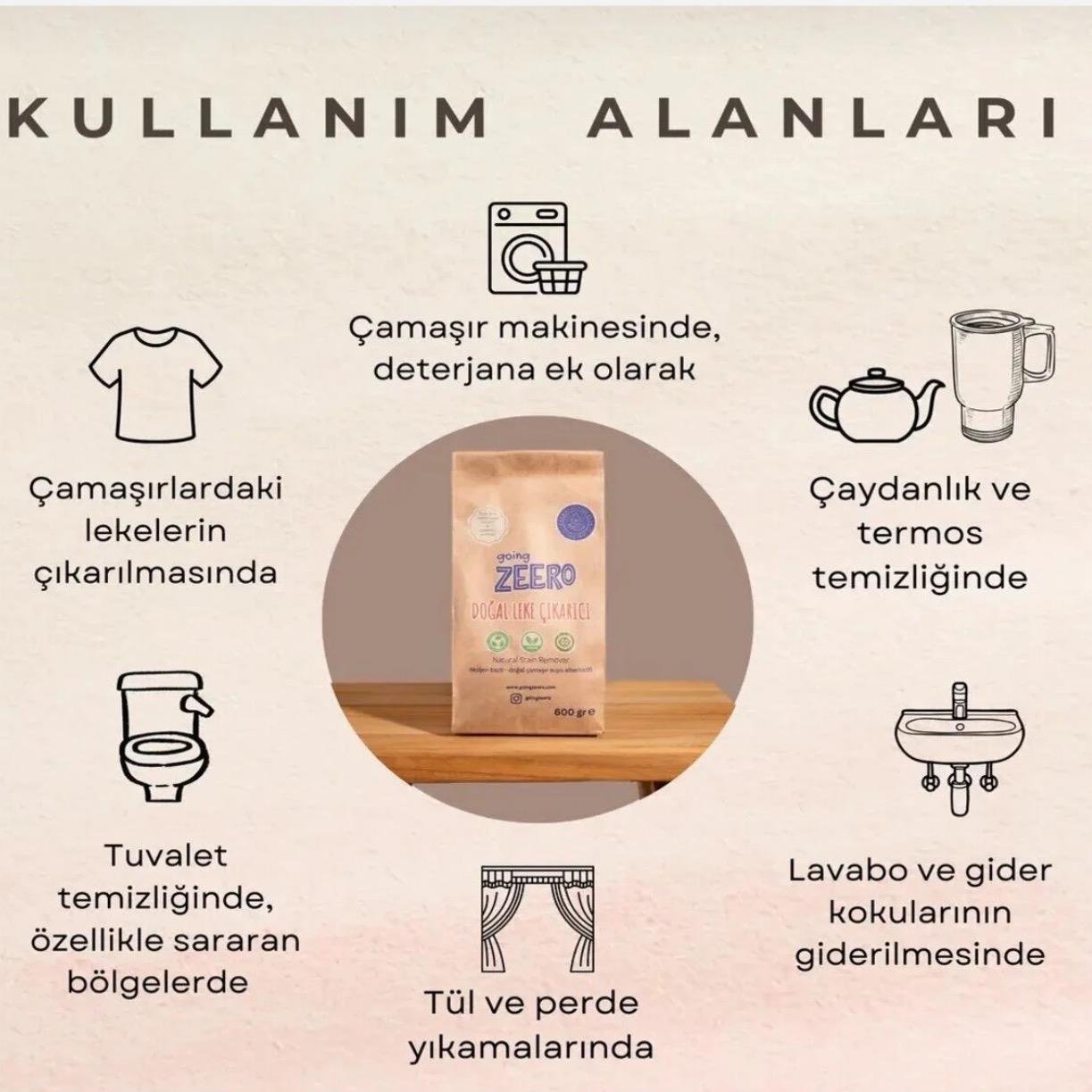 Oksijen Bazlı Doğal Leke Çıkarıcı - Eko Paket