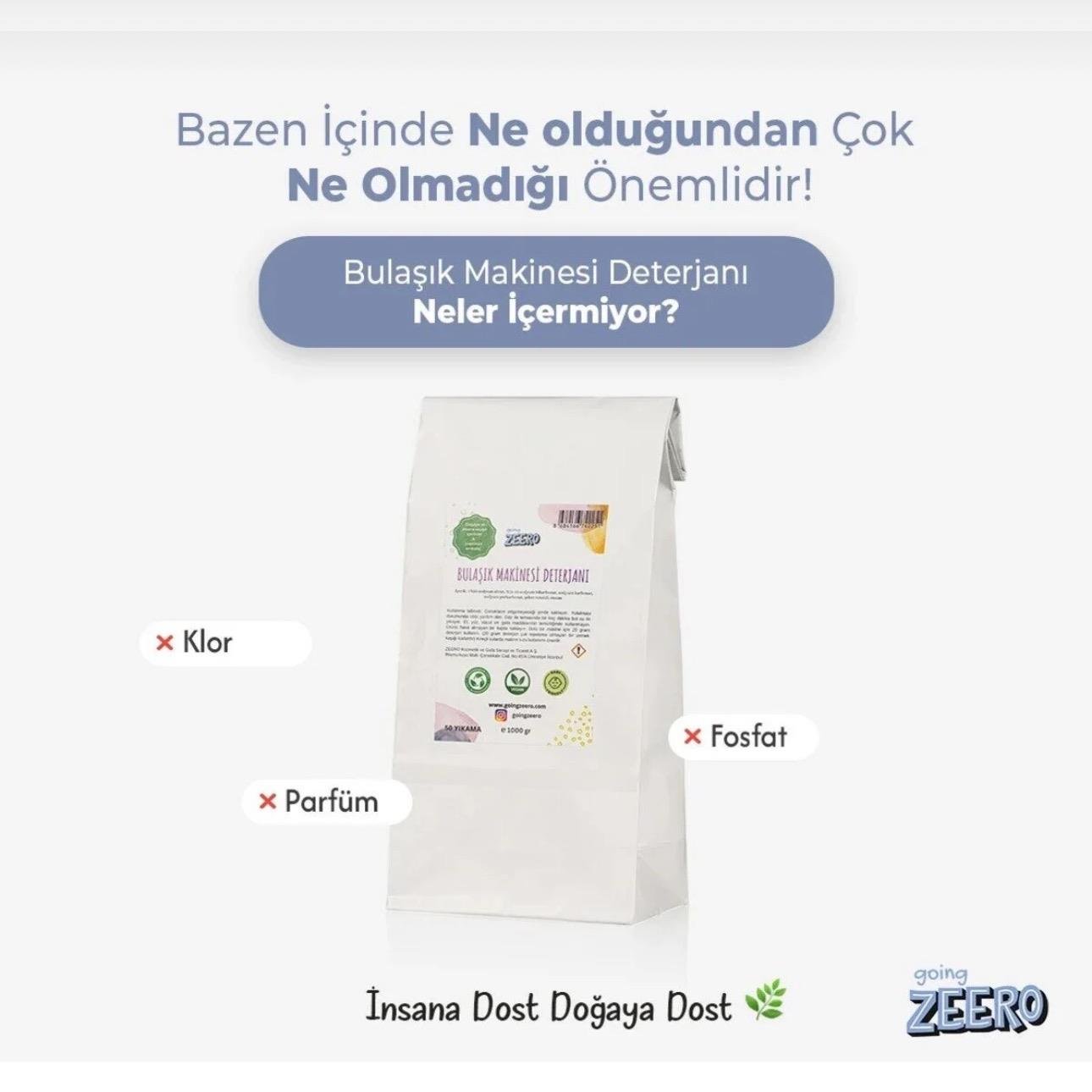 Doğal Bulaşık Makinesi Deterjanı (50 Yıkama)