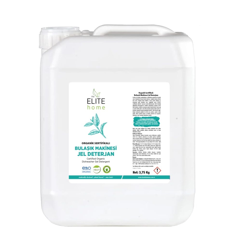3.75 KG Organik Jel Bulaşık Makinesi Deterjanı