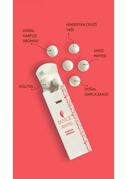Doğal Karpuz Aromalı Damla Sakızlı Şekersiz Sakız