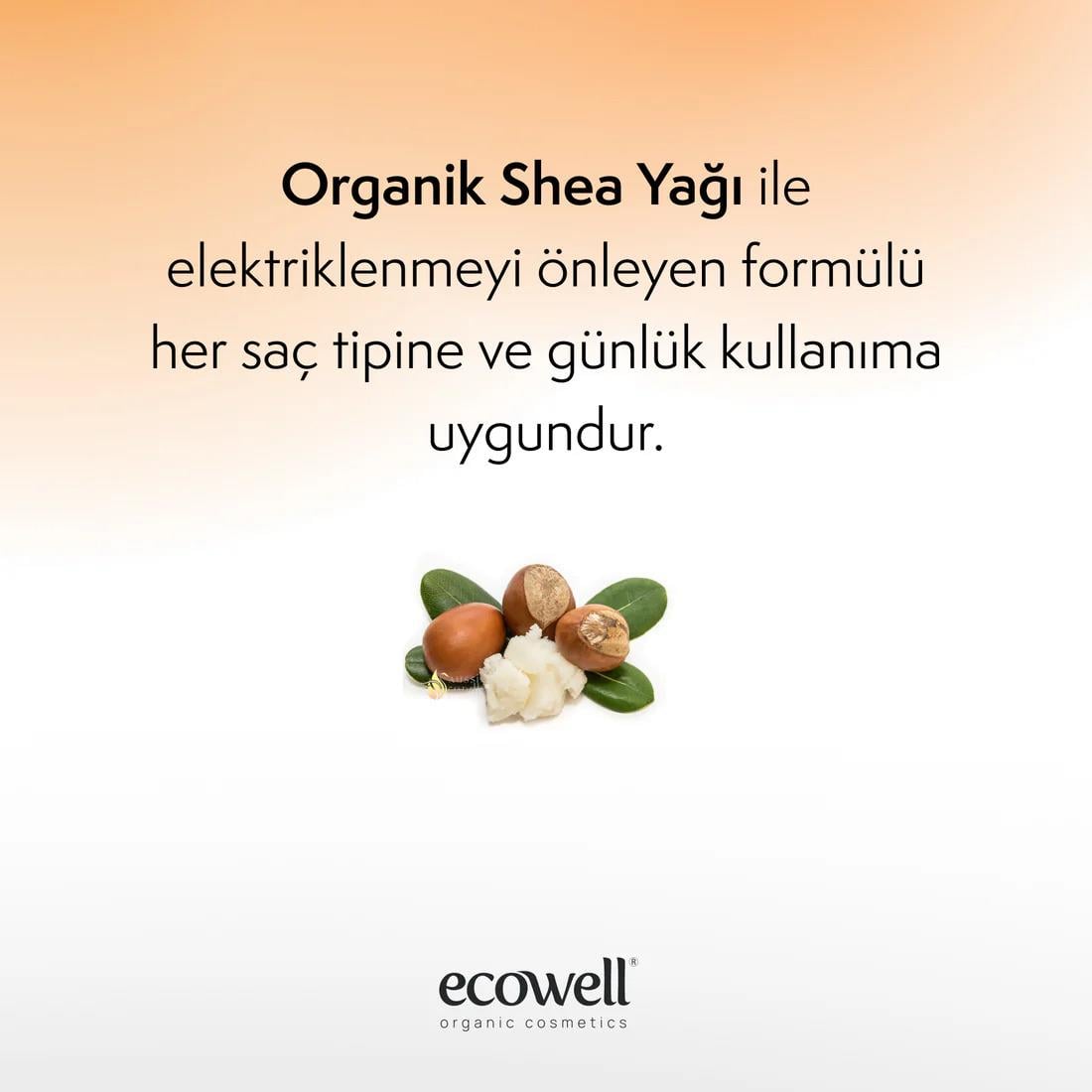 Ecowell Organik Saç Bakım Kremi - 300 ml