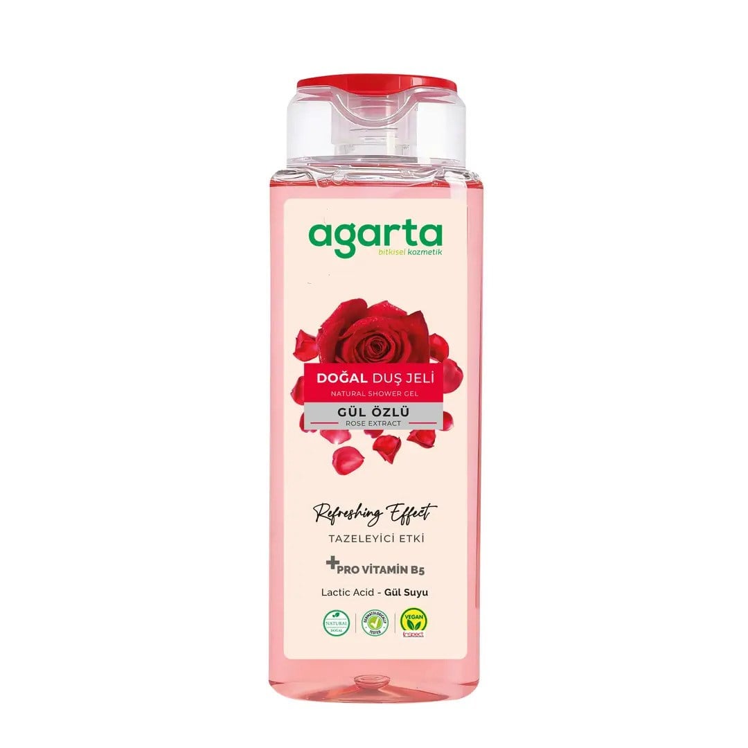 Agarta Doğal Gül Duş Jeli 400 ml