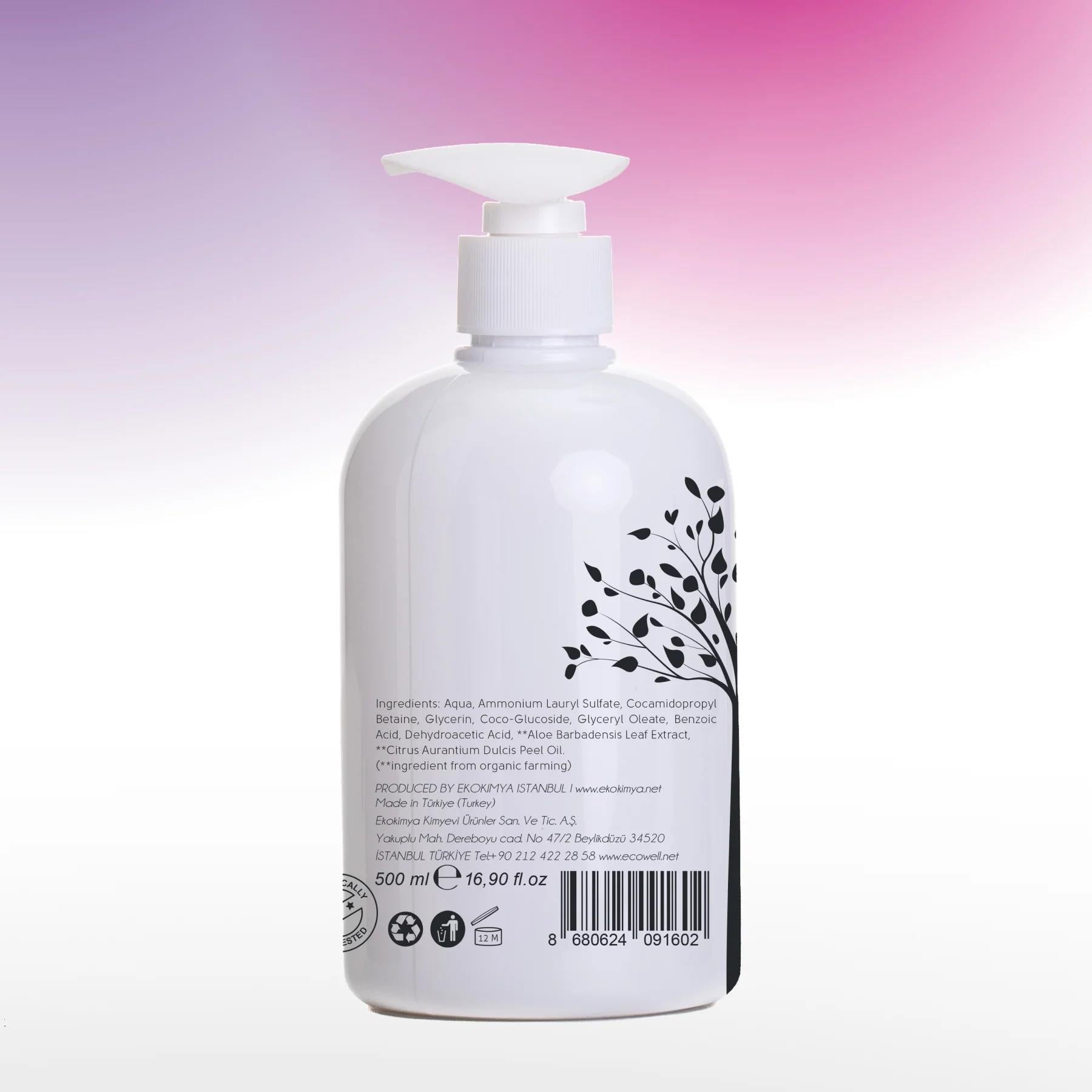 Ecowell Organik Bebek Temizleme Jeli (ŞAMPUAN+DUŞJELİ)- 500 ml