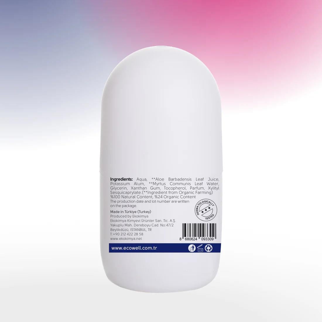 Ecowell Organik Erkek Deodorant Roll-on - 75 ml