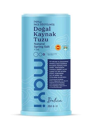 Mayi Öğütülmüş Sofra Tuzu 250 Gr (İyot İlaveli Tuzluklu)
