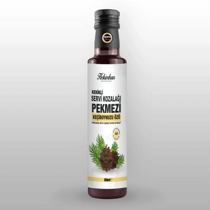 Çam Kozalağı Pekmezi 350 Gr (Kekikli/Keçiboynuzu Özlü)