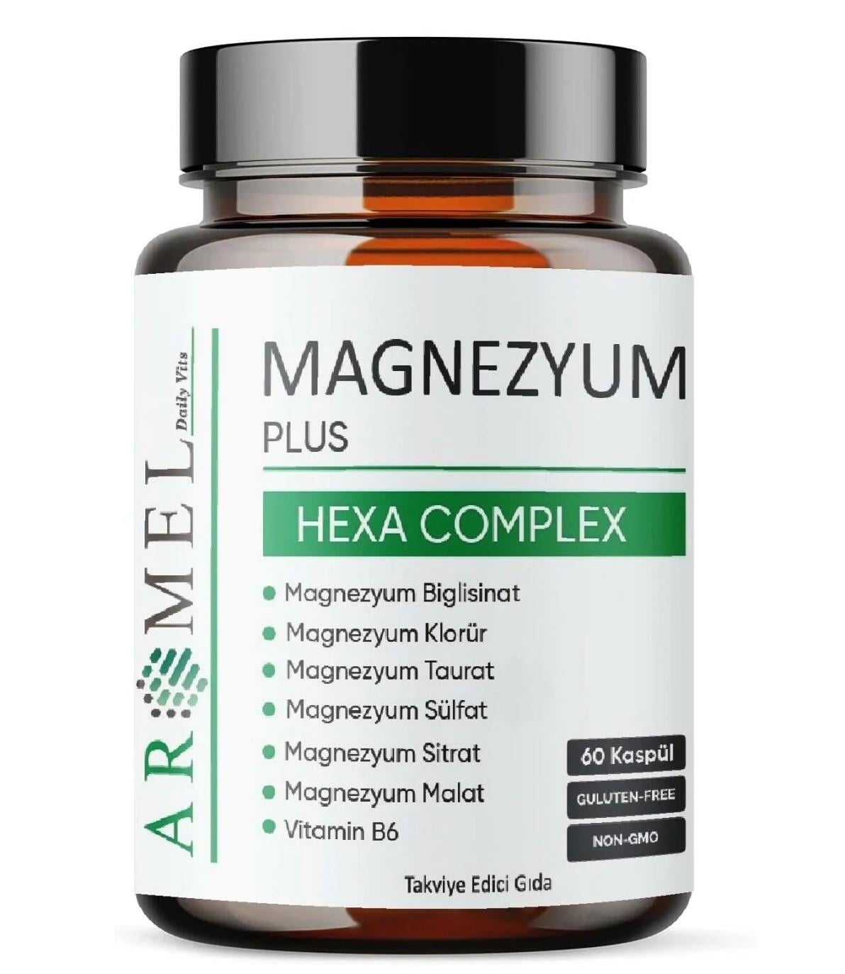 Magnezyum Plus, Hexa Complex | 60 Kapsül