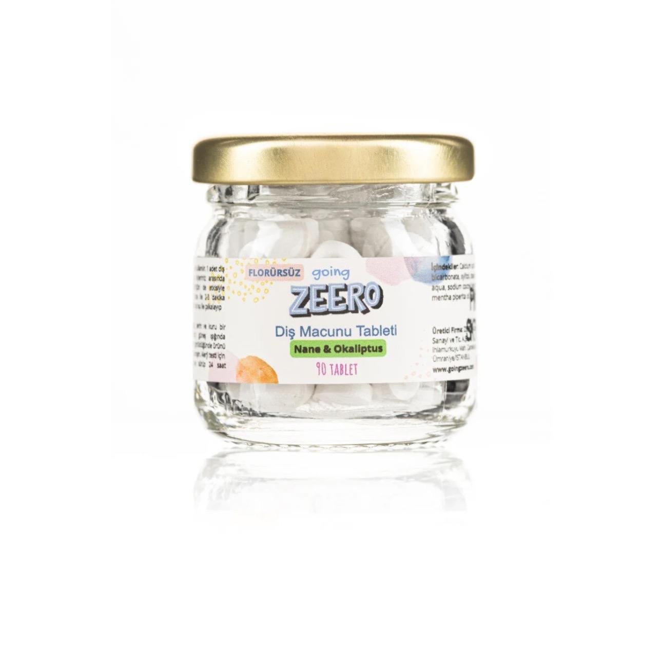Diş Macunu Tableti - Nane & Okaliptus - Florürsüz Diş Macunu