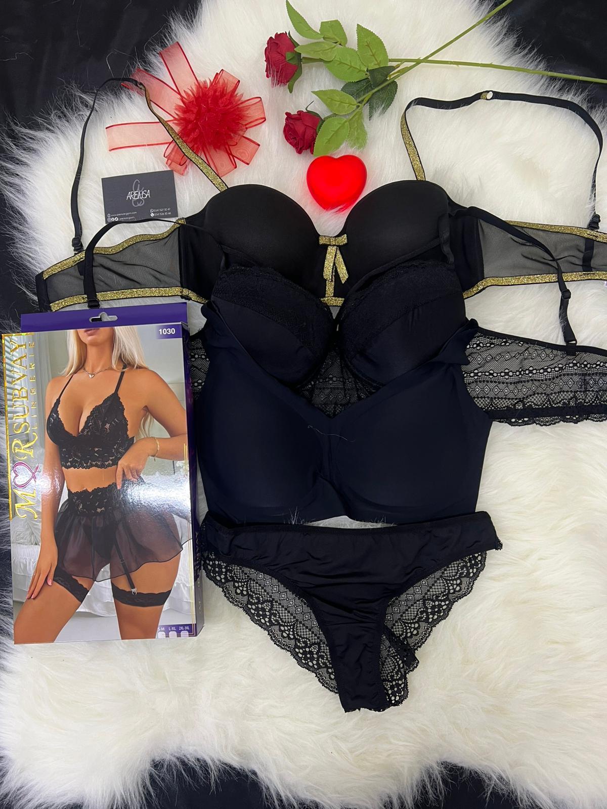 ARENSA 4'lü Siyah Asalet Set