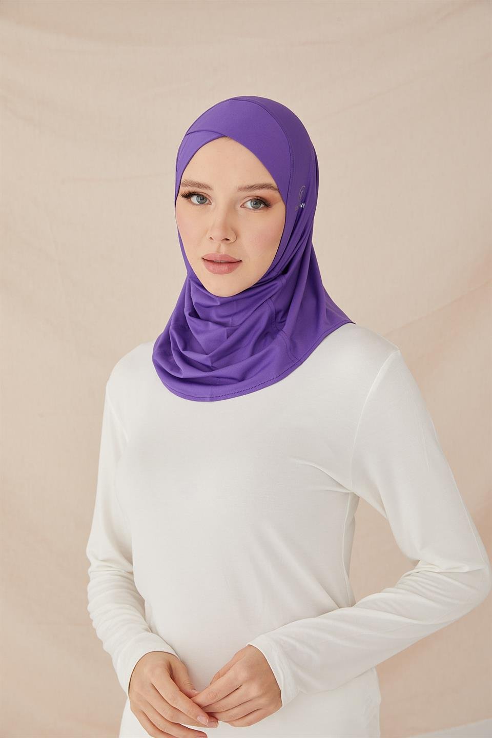 ÇAPRAZ HİJAB BONE-MOR