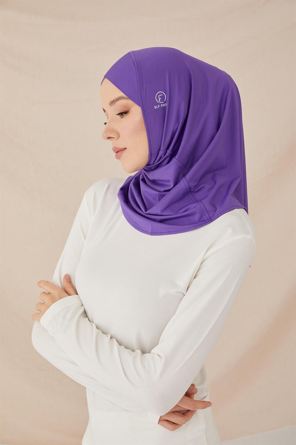 ÇAPRAZ HİJAB BONE-MOR