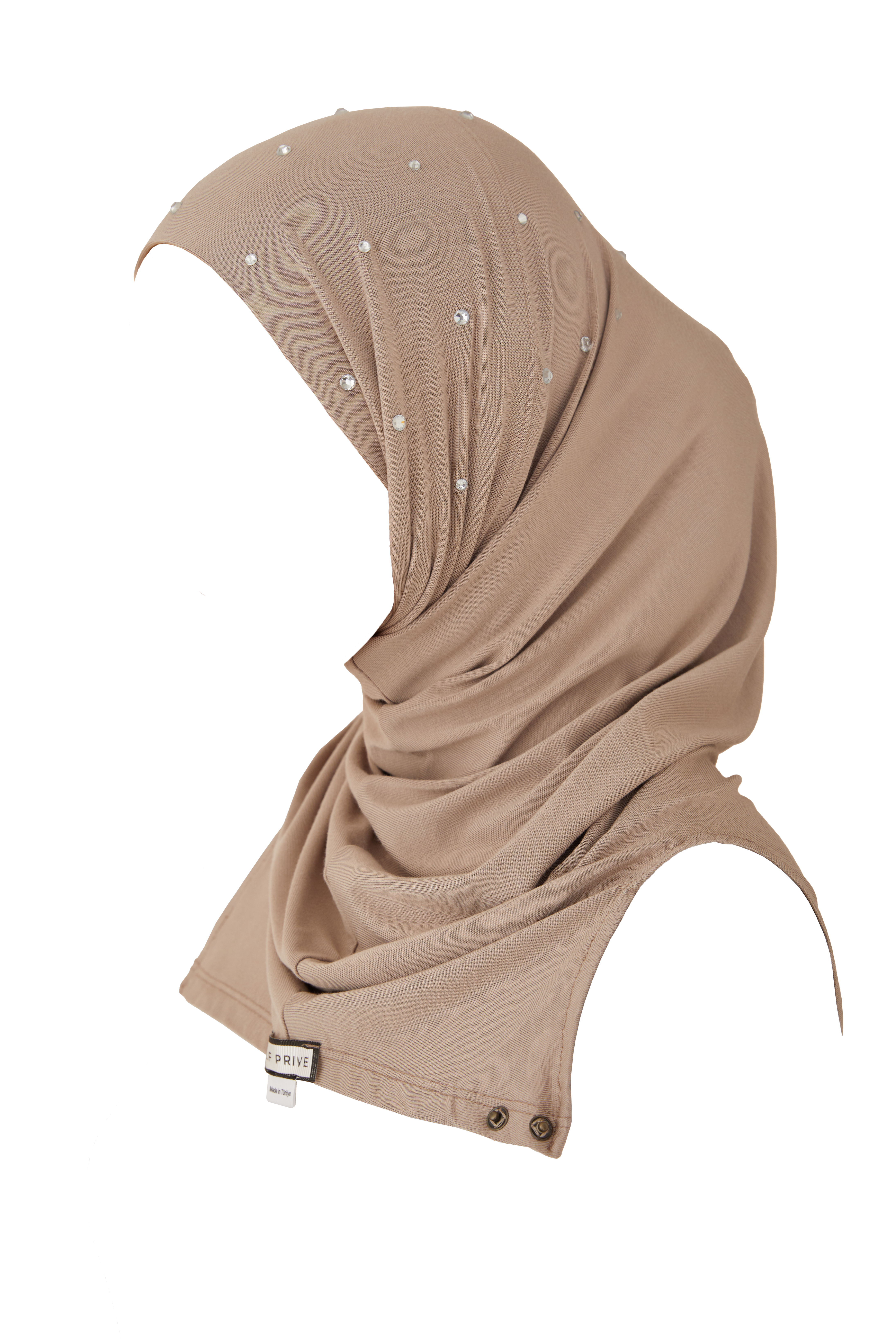 PREMIUM COMBED BONNET WITH SVAROVSKI-MINK
