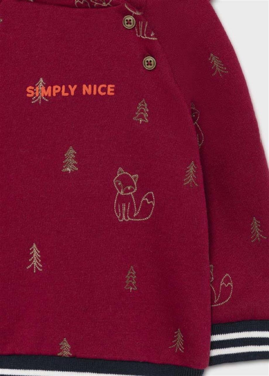 Mayoral Erkek Bebek Ayıcıklı Simpli Nice Şapkalı Sweat