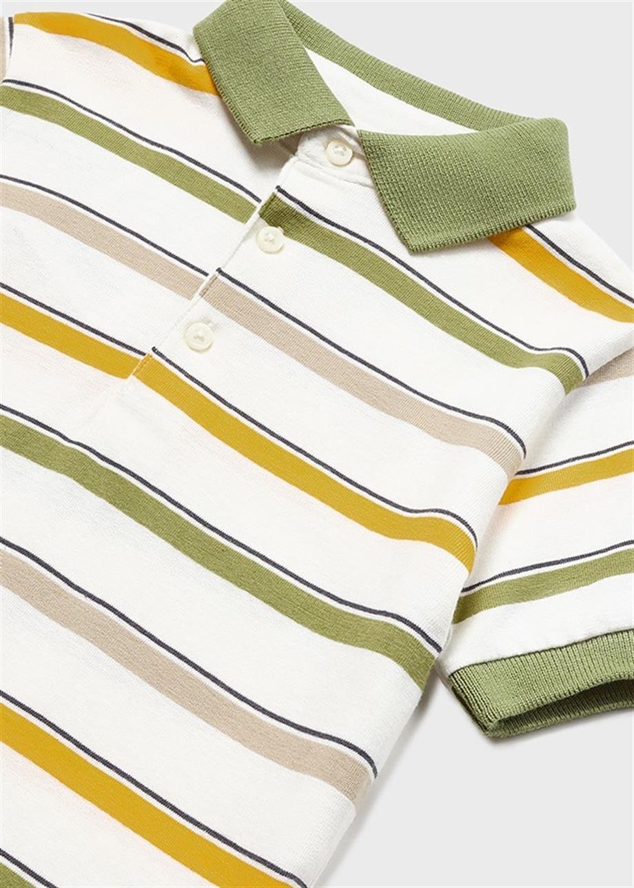Mayoral Erkek Bebek Çizgili Polo Yaka T-Shirt
