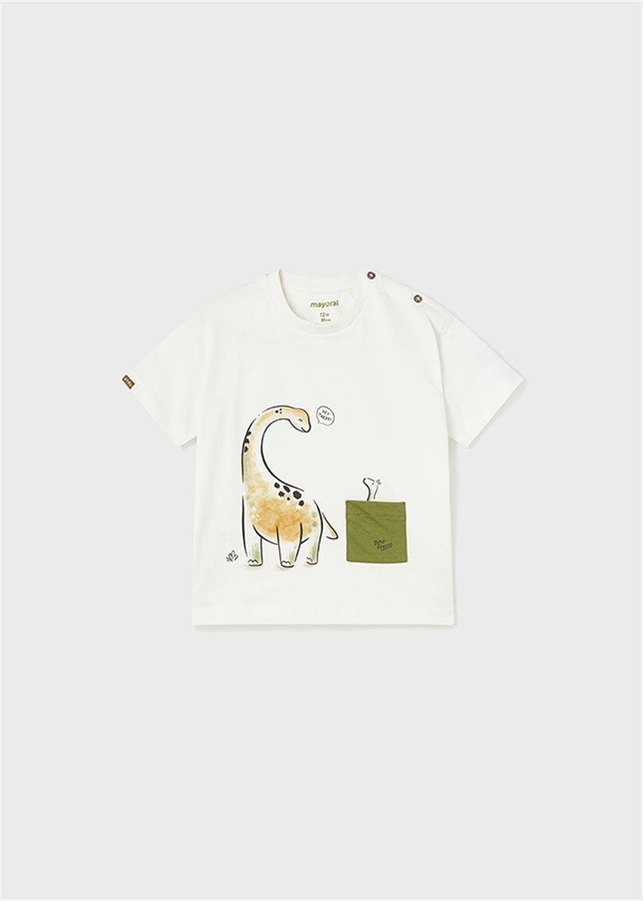 Mayoral Erkek Bebek Dinazor Baskılı T-Shirt